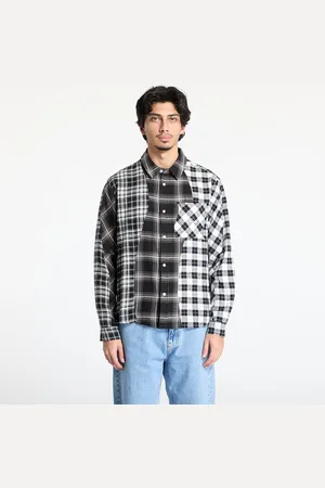 DIME Camicia Triple Plaid Shirt UNISEX L