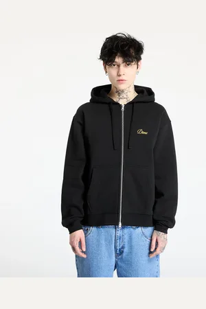 DIME Felpa Cursive Small Logo Zip-Hoodie UNISEX M