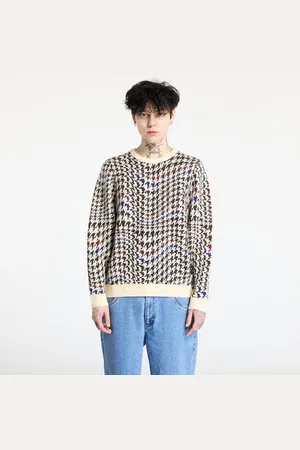 DIME Maglione Houndstooth Knit UNISEX M