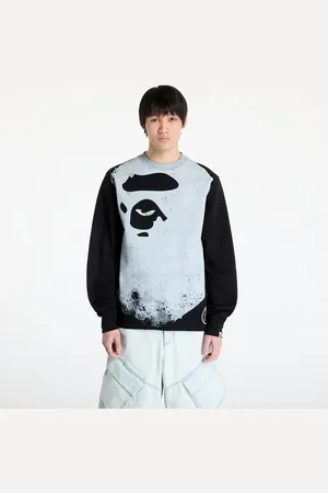 A Bathing Ape Felpa Ape Head Over Print Crewneck Sweat M M