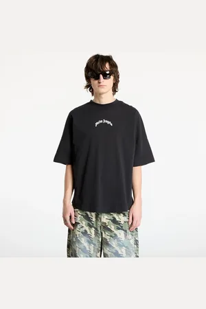 Palm Angels Maglietta Back Curved Logo Oversized Tee / XS
