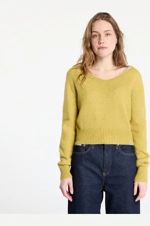 Calvin Klein Maglione Jeans Fluffy Yarn V-Neck Sweater L
