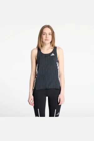 adidas Canotta adidas Adizero Running Singlet Top / / Black L