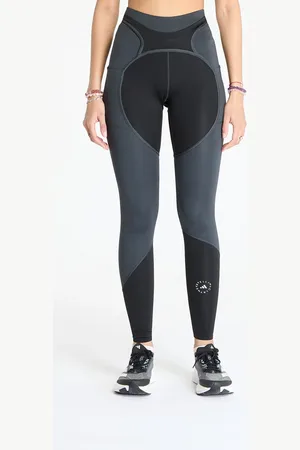 adidas Leggins adidas x Stella Mccartney Two-Tone Leggings / / Carbon L