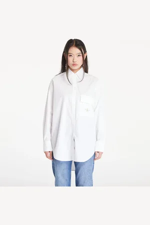 Calvin Klein Camicia Jeans Long Cotton Utility T-Shirt S