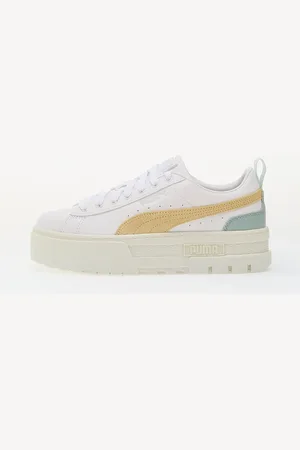 PUMA Sneakers Mayze Lth Wn s White-Modern Mint EUR 36