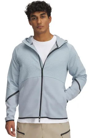 Under Armour Felpa Unstoppable Fleece Grid FZ / M