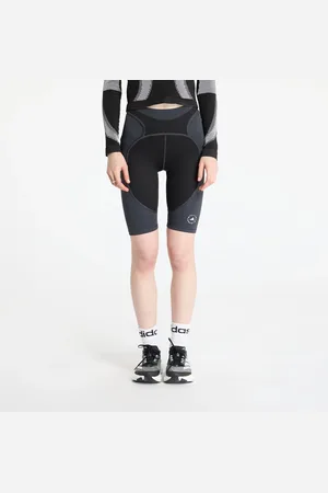 adidas Pantaloncini adidas by Stella Mccartney Two-Tone Bike Leggings / / Carbon L