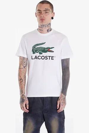 Lacoste Maglietta Cotton Jersey Signature Print T-Shirt M