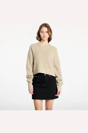 Calvin Klein Maglione Jeans Chunky V-Neck Sweater L