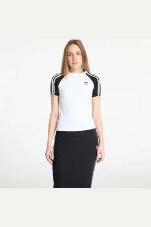 adidas Maglietta adidas Adicolor 3 Stripe Raglan Slim Tee / L