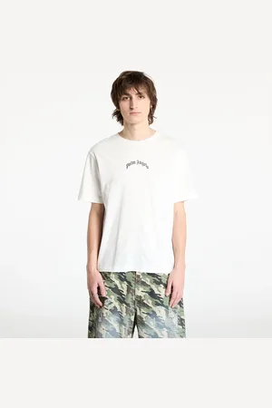 Palm Angels Maglietta Back Curved Logo Slim Tee / L