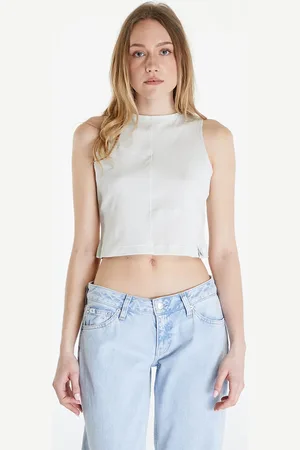 Calvin Klein Canotta Jeans Seaming Rib Tank Top L