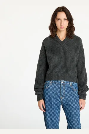 Calvin Klein Maglione Jeans Chunky V-Neck Sweater L