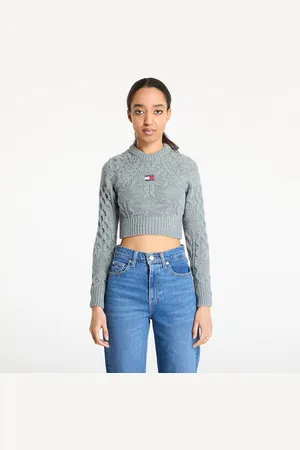 Tommy Hilfiger Maglione Tommy Jeans Badge Star Cable Sweater L