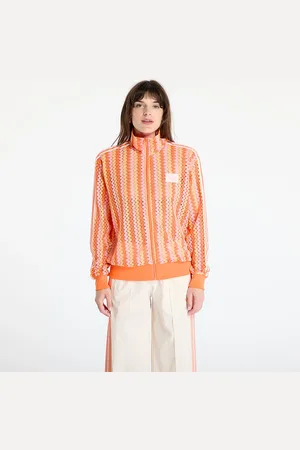adidas Felpa Summer Glow Firebird Track Top / / Semi Solar Orange XL