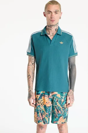 adidas Maglietta adidas Waffle Knit Polo Shirt / / Hazy Orange S