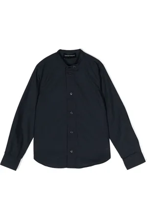 Emporio Armani Camicia con collo guru