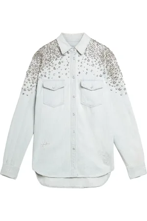 Golden Goose Camicia con cristalli