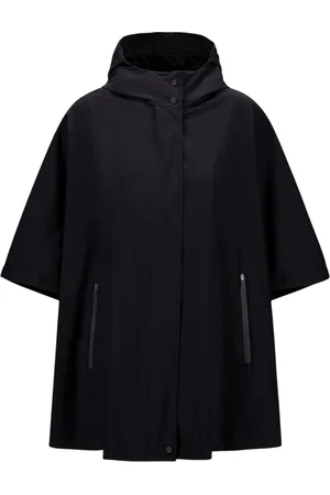 HERNO Poncho con cappuccio