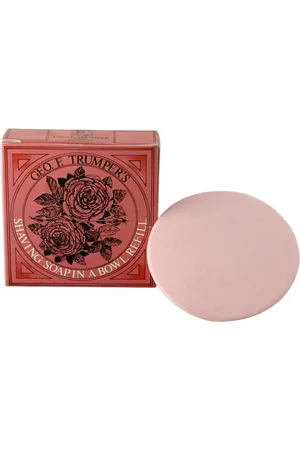 Geo F Trumper Sapone da barba solido alla Rosa refill 80 g