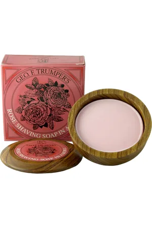 Geo F Trumper Sapone da barba solido alla Rosa bowl 80 g
