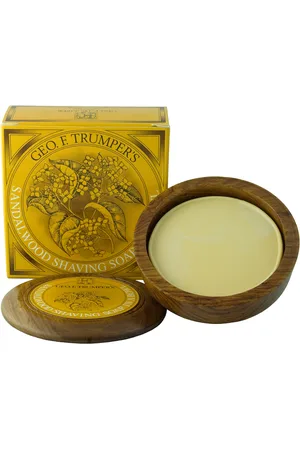 Geo F Trumper Sapone da barba solido al Legno di Sandalo wooden bowl 80 g
