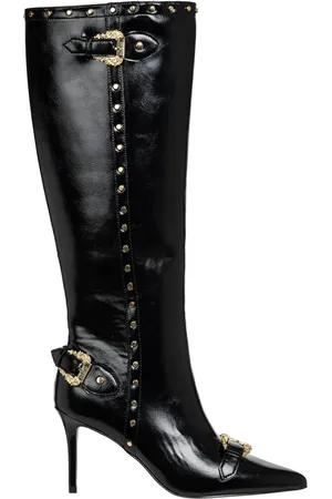 VERSACE Stivali con tacco scarlett