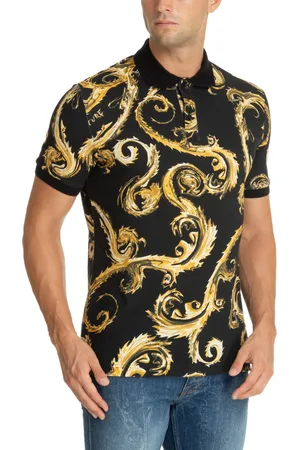 VERSACE Polo chromo couture