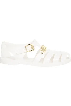 Moschino Sandali logo lettering jelly