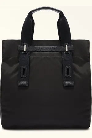 Furla Man Giove Borsa Shopping Tessuto Impermeabile In Nylon Cordura Uomo