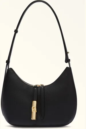 Furla Goccia Borsa A Spalla Pelle Di Vitello Notte + Pelle Di Vitello Sidney Donna