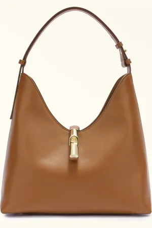 Furla Goccia Borsa A Spalla Brandy Pelle Di Vitello Sidney Donna