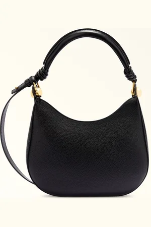 Furla Sfera Borsa A Spalla Pelle Di Vitello Granata + Pelle Di Vitello Morbida Donna