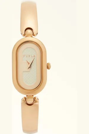 Furla Ooh Orologio A Bracciale Color Rosa Metallo Donna