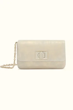 Furla 1927 Borsa Mini Color Gold Napppa Di Pelle Di Vitello Metallica Centauro Donna
