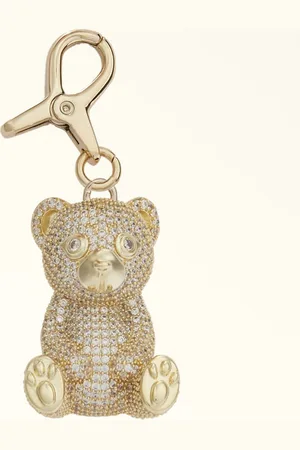 Furla Hashtag Charm Color Gold Metallo + Strass Donna