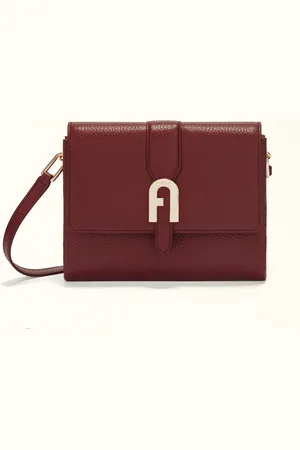 Furla Sofia Grainy Borsa Mini L Porpora Pelle Di Vitello Granata Donna