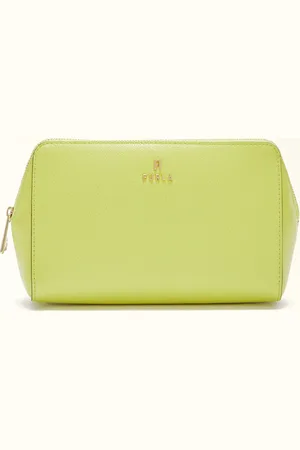 Furla Camelia Beauty Case Cedro Pelle Stampata Donna