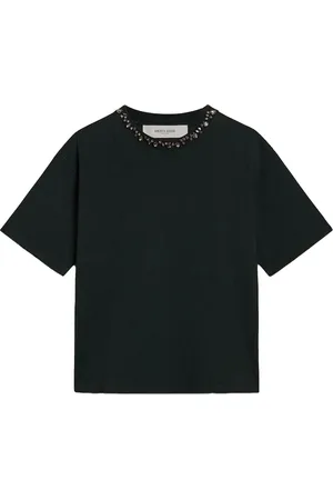 Golden Goose Maglietta girocollo cristalli