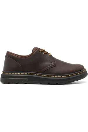 Dr. Martens Scarpe nere Crewson Lo in pelle Crazy Horse