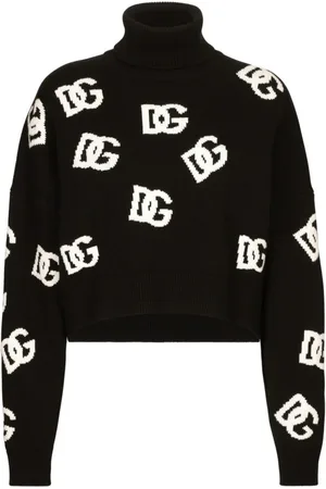 Dolce & Gabbana Maglia a collo alto all over D&G