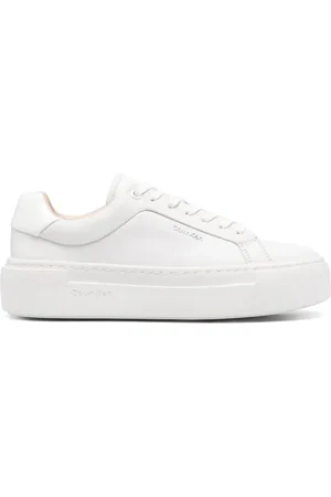 Calvin Klein Sneakers flatform in pelle