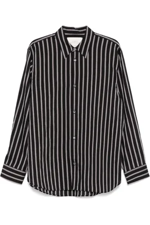 STUDIO NICHOLSON Camicia in popline di cotone