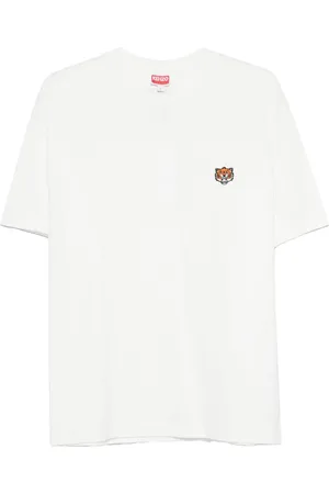 Kenzo T-shirt ricamata Happy Tiger