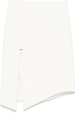 MUGLER Gonna midi con pinces