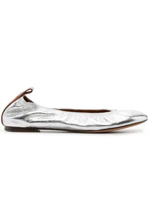 Lanvin Ballerina in pelle laminata