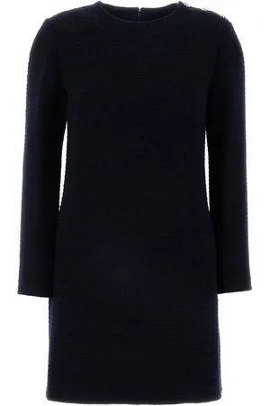 Gucci Abito in bouclé blu scuro DONNA