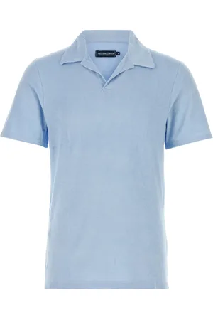 Frescobol Carioca Polo Faustino in spugna azzurra UOMO