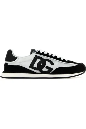 Dolce & Gabbana Sneakers DG Aria bicolor in pelle scamosciata e rete UOMO